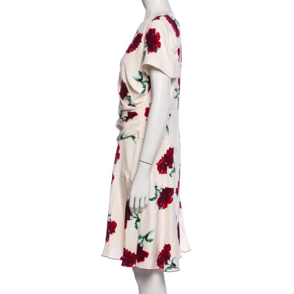 NWT Oscar de la renta floral silk dress - Picture 7 of 9